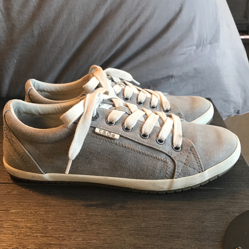 Taos Footwear Star Grey Wash Canvas sneakers